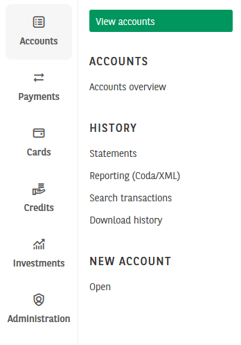 How to open a new current, savings or third-party account in Easy ...
