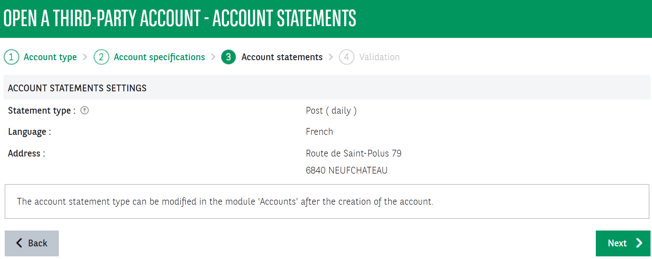 How to open a new current, savings or third-party account in Easy ...