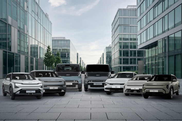 Electric Kia models available on Private Lease via Arval