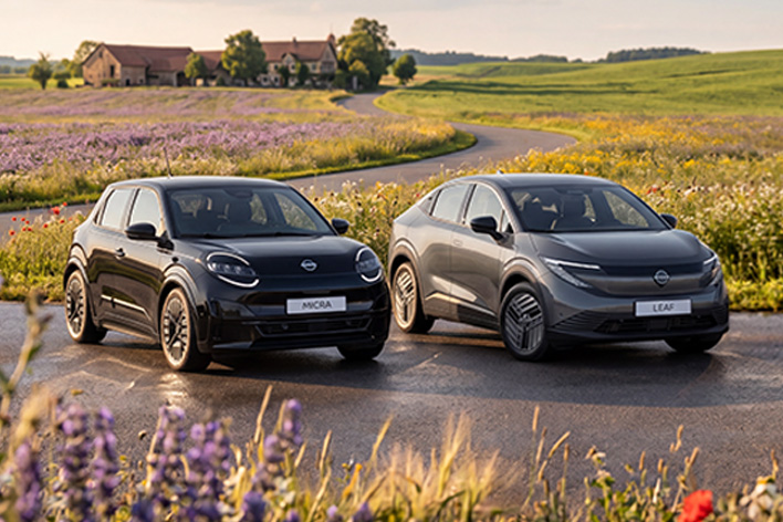Des Nissan électriques en private lease via Arval  